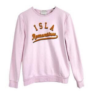 Scotch & Soda Womens Crew Sweatshirt Pink Isla Romantique - M